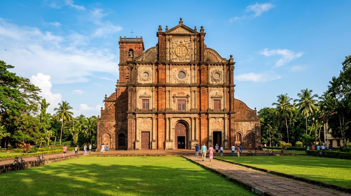 Old Goa heritage churches walk