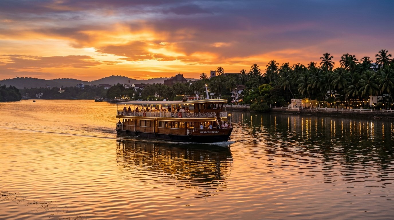 Mandovi sunset dinner cruise