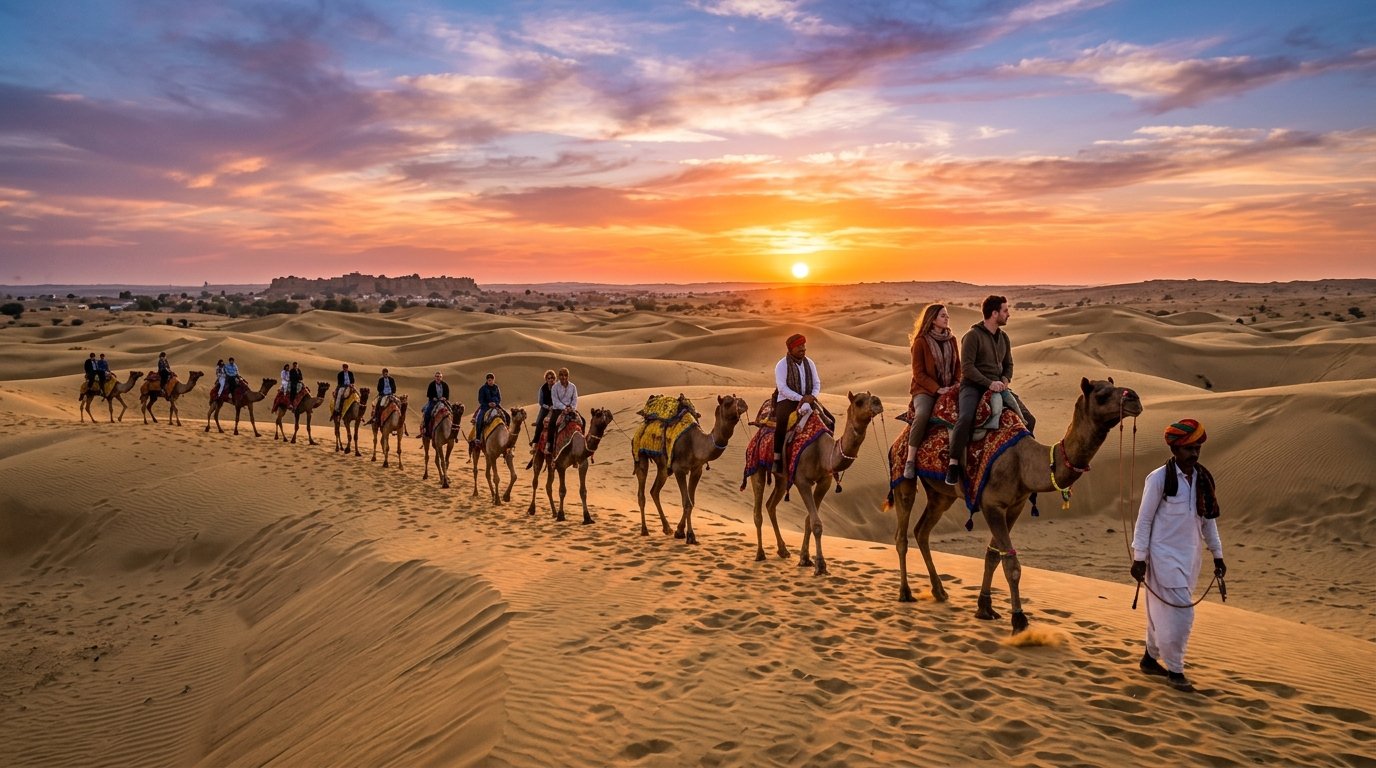Thar Desert camel safari
